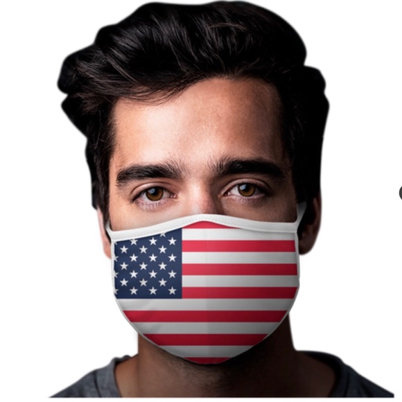 USA flag mask - Picture 3 of 5